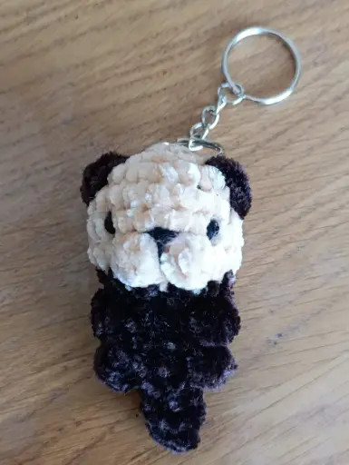 Petite loutre porte clé