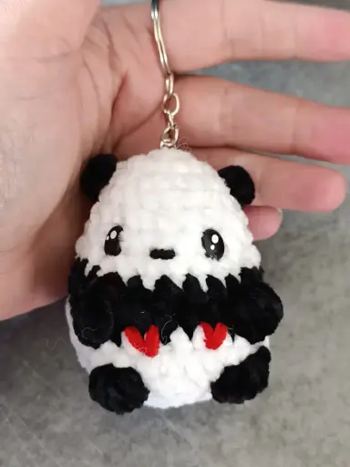 Panda porte clé